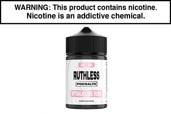 WTRMLN LIME RUSH BY RUTHLESS ESSENTIALS SALT 60ML