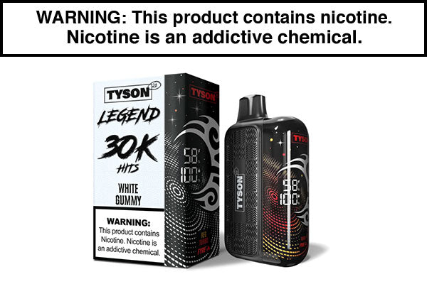 TYSON 2.0 LEGEND 30K DISPOSABLE VAPE - $16.49 TYSON 2.0 LEGEND 30K DISPOSABLE VAPE - $16.49