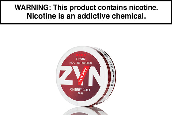 ZYN SLIM EUROPEAN NIC POUCHES Cherry Cola 11mg Strong