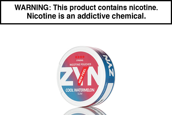 ZYN SLIM EUROPEAN NIC POUCHES Cool Watermelon 11mg Strong