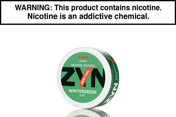 ZYN SLIM EUROPEAN NIC POUCHES Wintergreen 11mg Strong