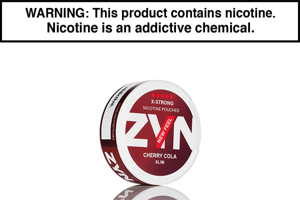 ZYN SLIM EUROPEAN NIC POUCHES Cherry Cola 18mg X-Strong