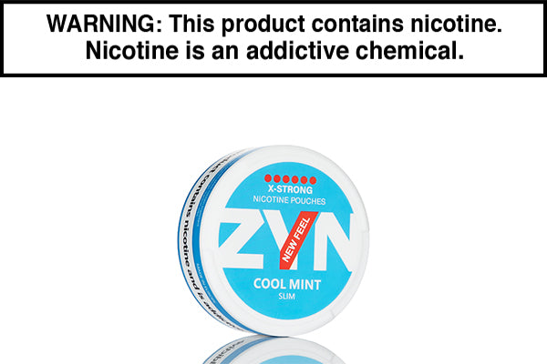 ZYN SLIM EUROPEAN NIC POUCHES Cool Mint 18mg X-Strong