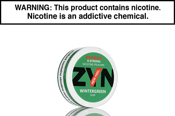 ZYN SLIM EUROPEAN NIC POUCHES Wintergreen 18mg X-Strong