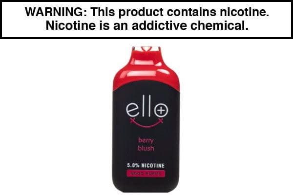 BLVK Ello Plus Disposable Vape 6000 Puffs - $12.95 BLVK Ello Plus Disposable Vape 6000 Puffs - $12.95