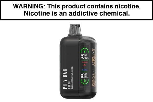 PRIV BAR TURBO DISPOSABLE VAPE - 15,000 PUFFS PRIV BAR TURBO DISPOSABLE VAPE - 15,000 PUFFS
