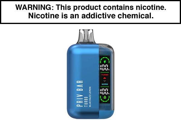 PRIV BAR TURBO DISPOSABLE VAPE - 15,000 PUFFS PRIV BAR TURBO DISPOSABLE VAPE - 15,000 PUFFS