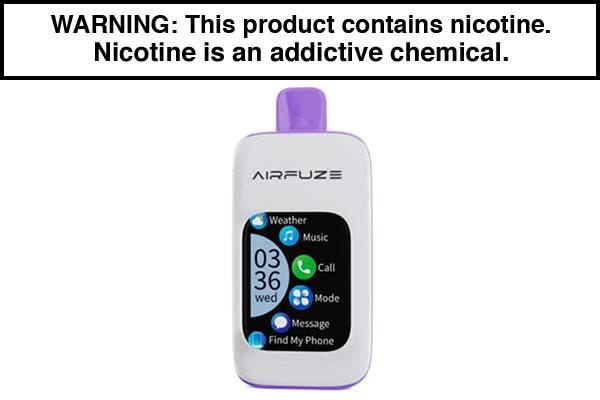 Airfuze Smart Phone Disposable Vape 30,000 Puffs - $16.95 Airfuze Smart Phone Disposable Vape 30,000 Puffs - $16.95