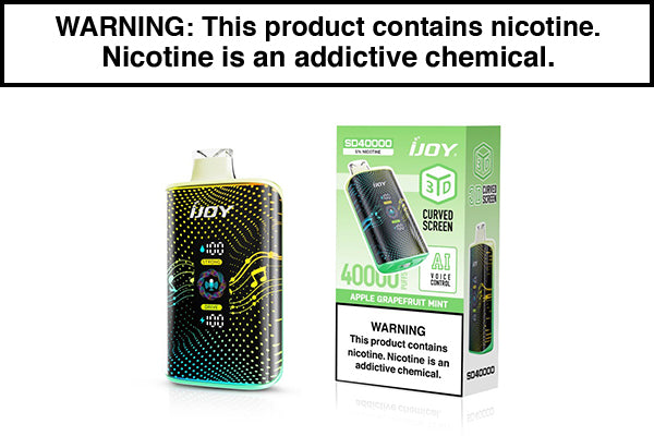 IJOY SD40000 DISPOSABLE VAPE - 40,000 PUFFS Apple Grapefruit Mint