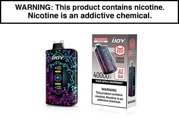 IJOY SD40000 DISPOSABLE VAPE - 40,000 PUFFS Sour Apple Raspberry