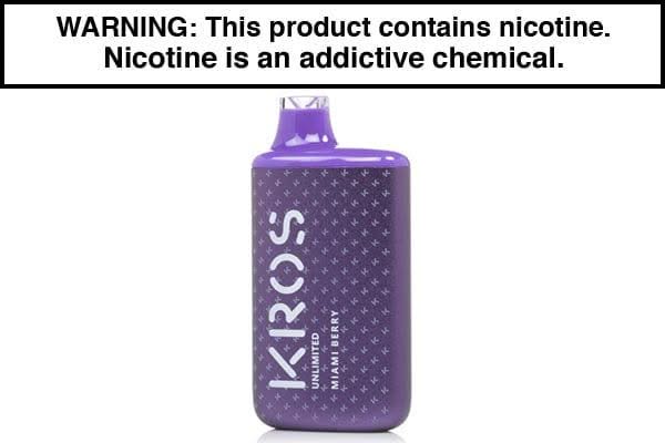 KROS UNLIMITED DISPOSABLE VAPE - 6000 PUFFS KROS UNLIMITED DISPOSABLE VAPE - 6000 PUFFS