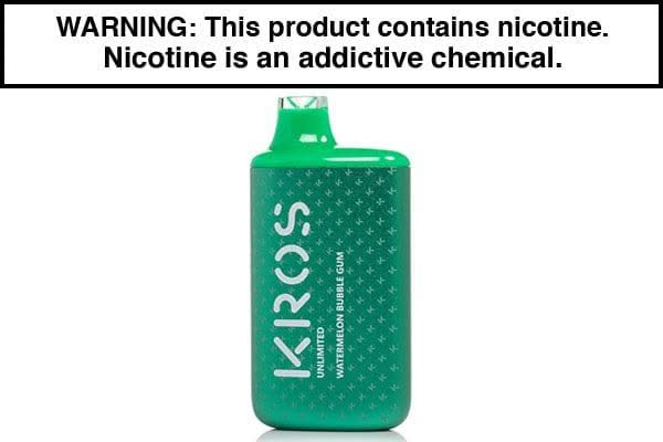 KROS UNLIMITED DISPOSABLE VAPE - 6000 PUFFS KROS UNLIMITED DISPOSABLE VAPE - 6000 PUFFS