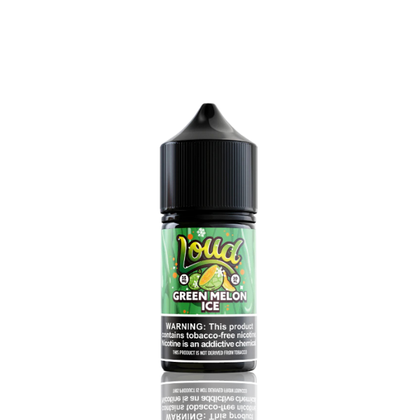 Loud Nic Salt - Green Melon Ice - 30mL | USA Made Vape Juice - Vape Juice