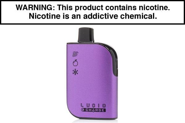 LUCID CHARGE DISPOSABLE VAPE - 7000 PUFFS - $11.85 LUCID CHARGE DISPOSABLE VAPE - 7000 PUFFS - $11.85