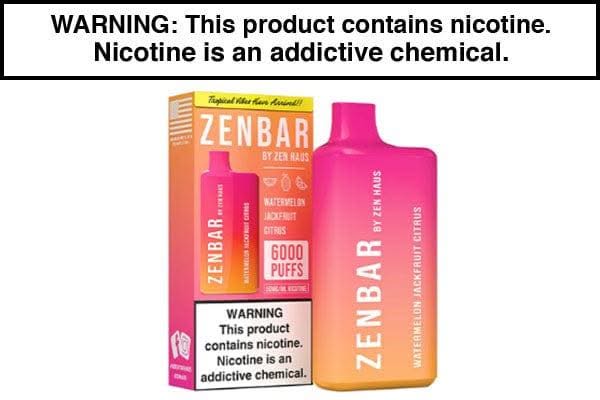 Zen Bar Disposable Vape 6000 Puffs - $9.50 Zen Bar Disposable Vape 6000 Puffs - $9.50