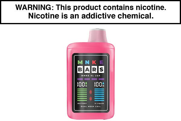 MNKE Bar XL 25K Puff Disposable Vape - $12.95 MNKE Bar XL 25K Puff Disposable Vape - $12.95