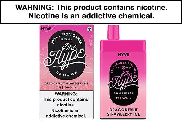 HYVE X PROPAGANDA HYPE DISPOSABLE VAPE - 5000 PUFFS - $12.49 HYVE X PROPAGANDA HYPE DISPOSABLE VAPE - 5000 PUFFS - $12.49