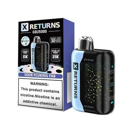 PULSE X RETURNS DISPOSABLE VAPE - 25,000 PUFFS