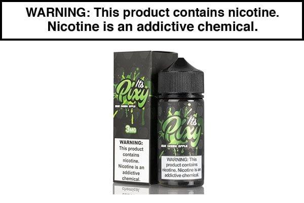 SOUR GREEN APPLE CHILLED BY ITS PIXY SHIJIN VAPOR 100ML
