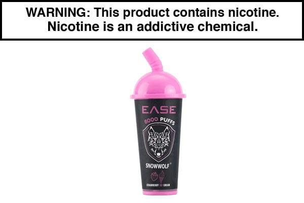 Snow Wolf Ease Disposable Vape 8000 Puffs - $11.95 Snow Wolf Ease Disposable Vape 8000 Puffs - $11.95