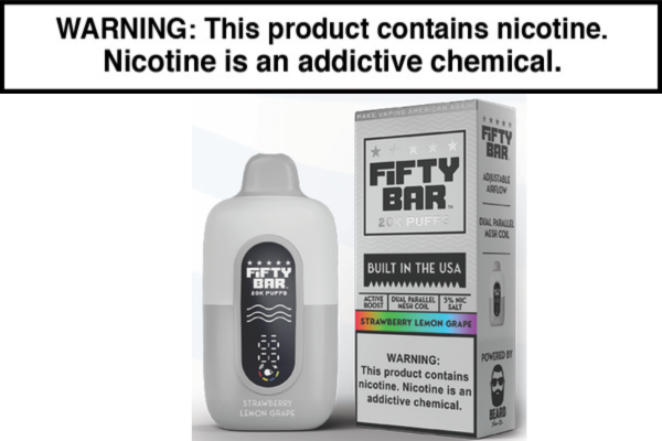 FIFTY BAR V2 20K DISPOSABLE VAPE - 20,000 PUFFS