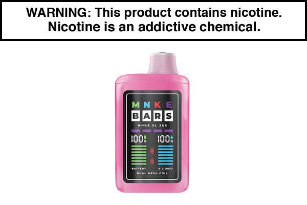 MNKE Bar XL 25K Puff Disposable Vape - $12.95 MNKE Bar XL 25K Puff Disposable Vape - $12.95