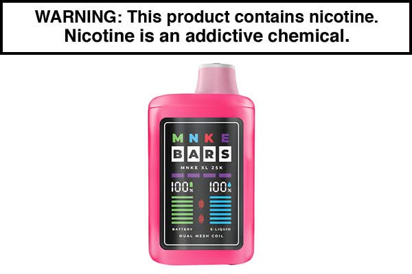 MNKE Bar XL 25K Puff Disposable Vape - $12.95 MNKE Bar XL 25K Puff Disposable Vape - $12.95