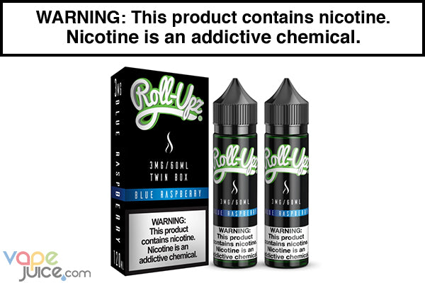BLUE RASPBERRY TWIN PACK BY JUICE ROLL UPZ