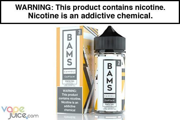 Captain Cannoli by Bam's Cannoli - 100ml Captain Cannoli by Bam's Cannoli - 100ml