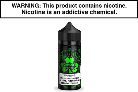 SHAMROCK COOKIE BY SADBOY E LIQUID 100ML SHAMROCK COOKIE BY SADBOY E LIQUID 100ML