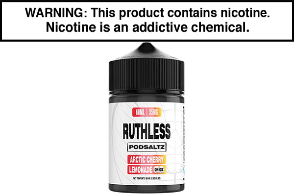 ARCTIC CHERRY LEMONADE ON ICE BY RUTHLESS ESSENTIALS SALT 60ML