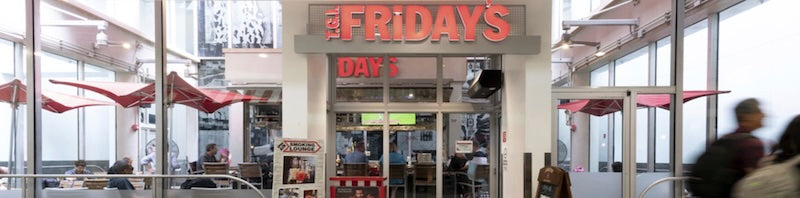 The TGI Fridays at Miami International Airport has an outdoor patio where you can vape.