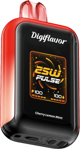 The Cherry Lemon Mint Geek Bar Digiflavor Sky tastes a bit like a pink lemonade poured over ice.