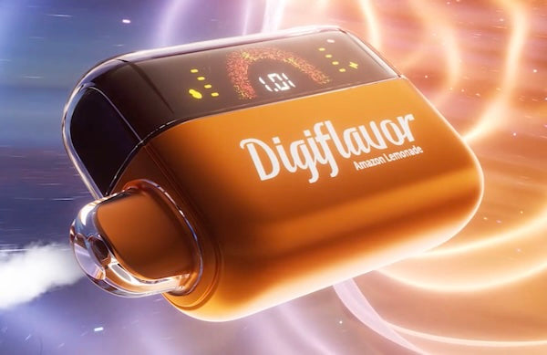 The Digiflavor BRK has an interface that changes color when you connect a new pod.