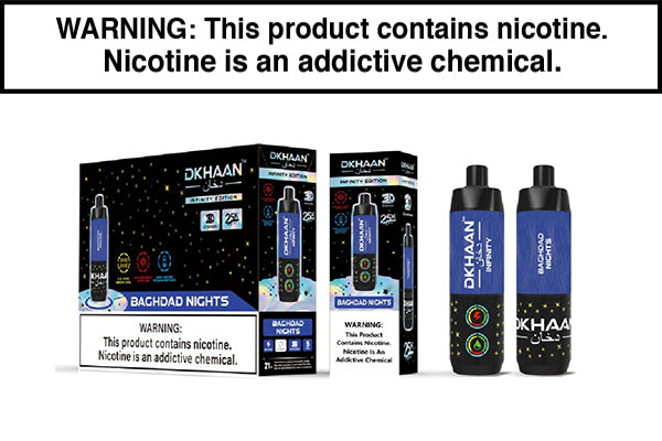 DKHAAN INFINITY 25K DISPOSABLE VAPE - 25000 PUFFS Baghdad Nights