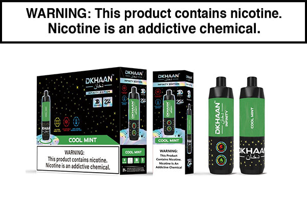 DKHAAN INFINITY 25K DISPOSABLE VAPE - 25000 PUFFS Cool Mint