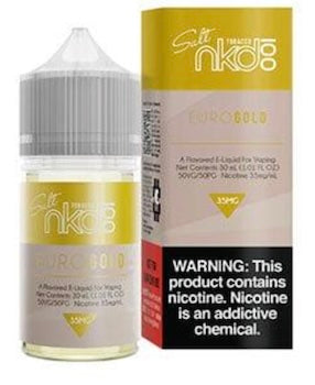 Euro Gold Tobacco Vape Juice Naked 100