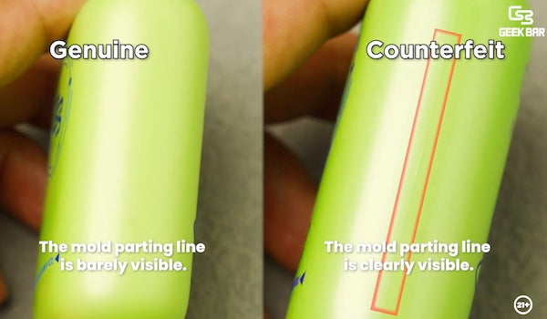 A fake vape could have many potential problems including not hitting at all.