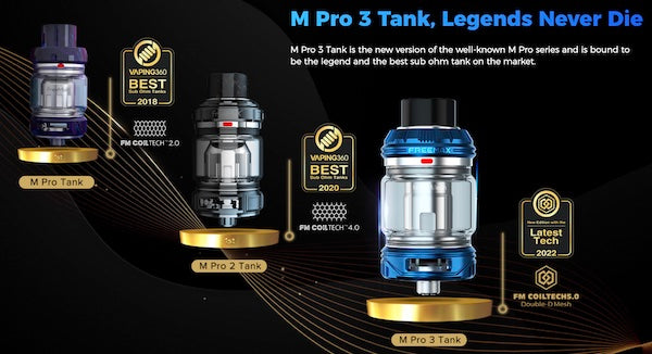 The Freemax M Pro 3 is easily one of the best vape tanks on the market today.