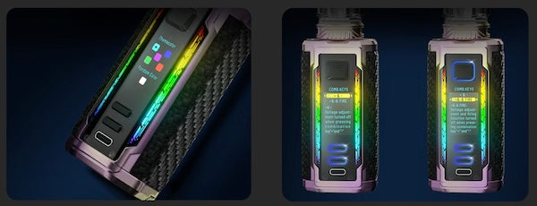 The Freemax Maxus 3 has easily one of the best screens we've ever seen on a vape mod.