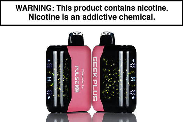 GEEK PLUS PULSE X 40K DISPOSABLE VAPE - 40,000 PUFFS Watermelon Ice