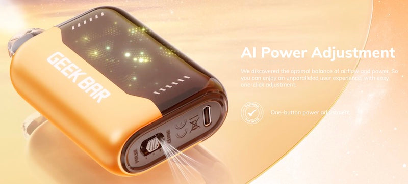 The Geek Bar Pulse X has AI -- because just about everything does these days.