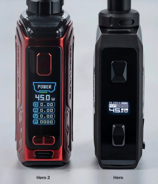Geekvape H45 vs Aegis Hero