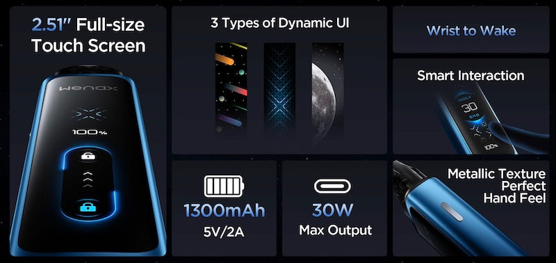 Geekvape Wenax Q Ultra Features