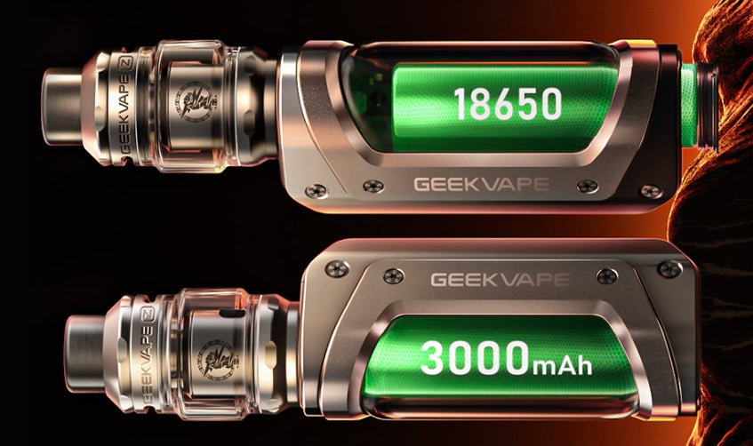 A vape may have a built-in or removable battery.