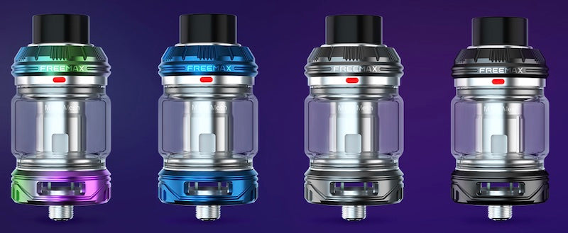 A vape tank stores e-liquid and manages the flow of vape juice to the atomizer coil.