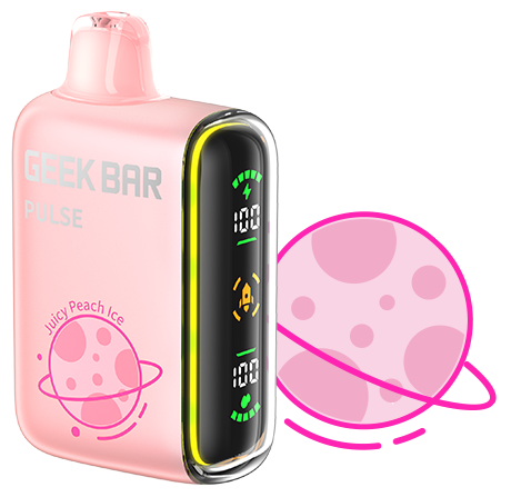 Juicy Peach Ice Geek Bar Pulse Flavor