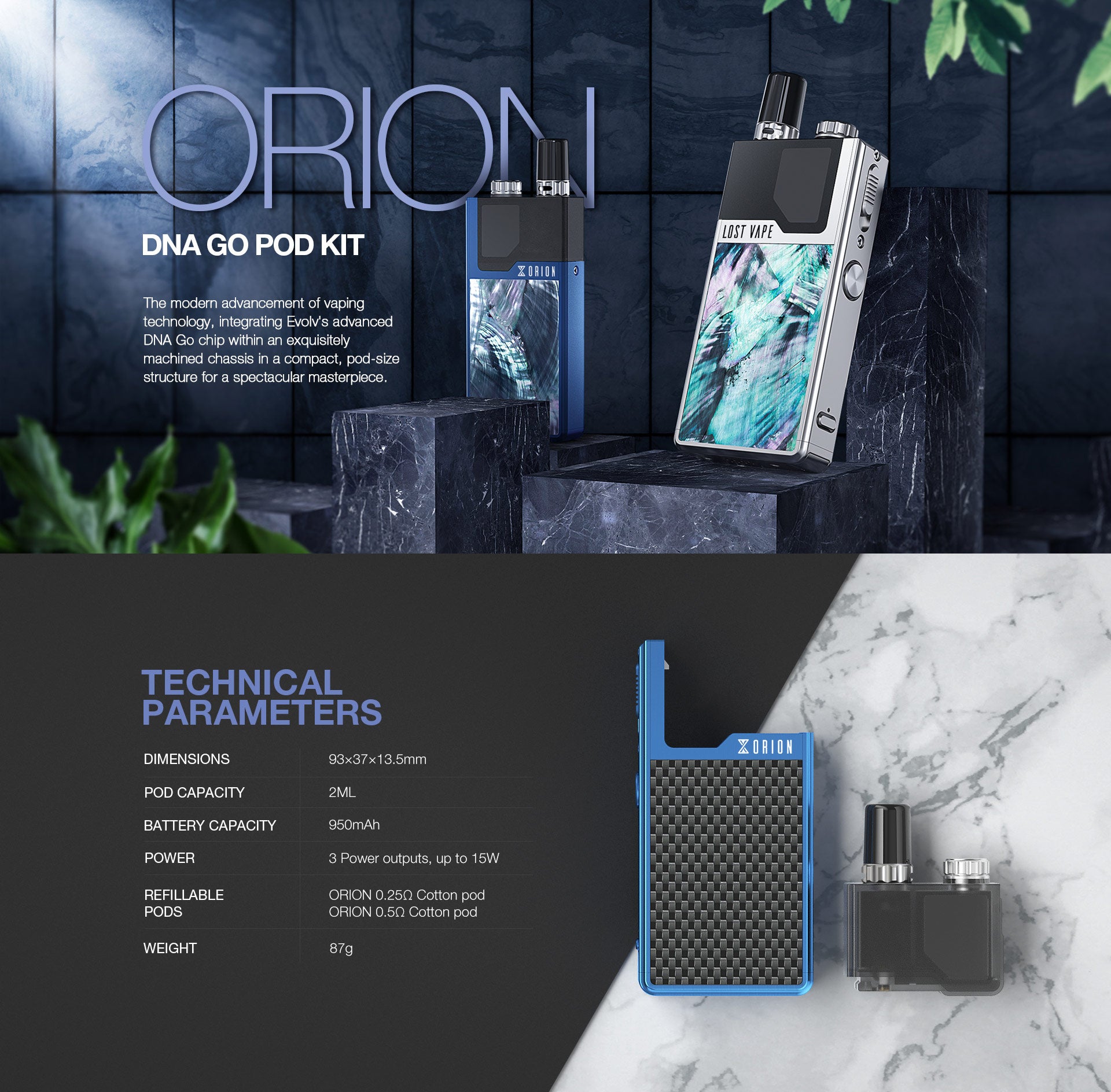 Lost Vape Orion Q vs DNA Go