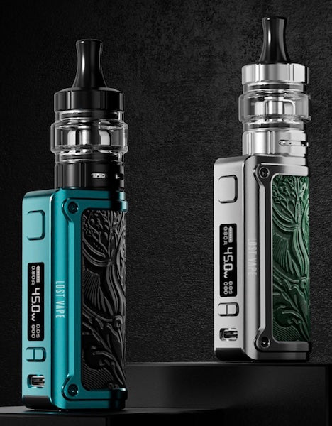 The Lost Vape Thelema Mini has a unique look that really stands out.