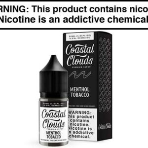 coastal cloud tobacco CLOUDS SALT Coastal Clouds – Tobacco Eliquid